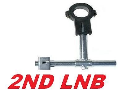 DUAL SECOND LNB DISH LNB MAGIC T-BRACKET FTA 118, 39,31