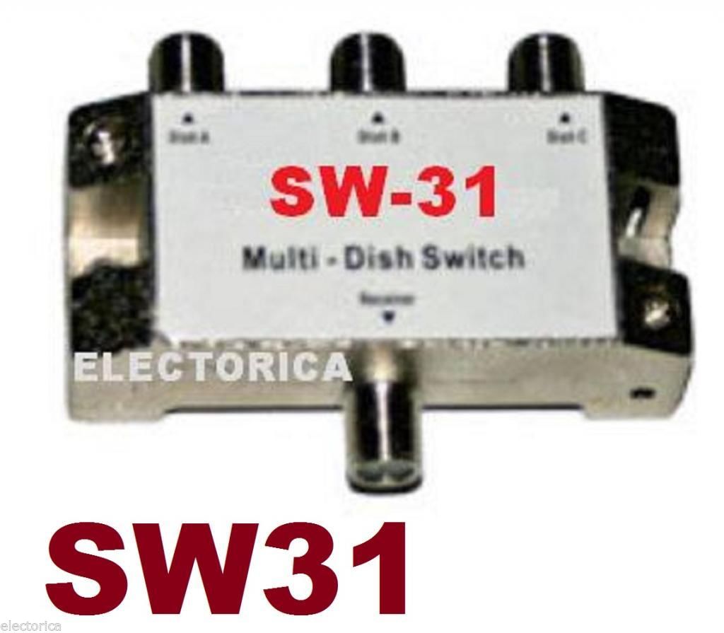 MULTI-SWITCH SW31 SATELLITE SW-31 DISH NETWORK SW21-3 HD 110 119