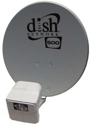 20\" DISH 500 SATELLITE DISH NETWORK/BELL EXPRESS VU + TWIN DP PR