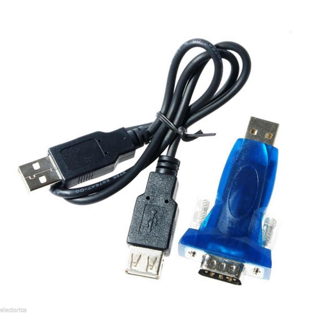 USB TO SERIAL RS232 ADAPTER/CONVERTER WINDOWS 8 7 FTA +CD CABLE