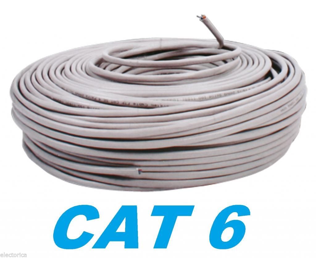 CAT6 100\' FT UTP CAT 6 NETWORK CABLE RISER ETHERNET