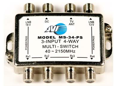 3X4 MULTI-SWITCH LNB POWER SUPPLY SW34 FTA SATELLITE BELL ... bell satellite dish wiring diagram 